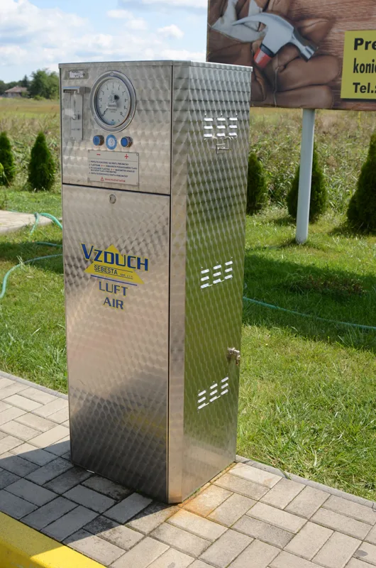 Detail zariadenia pri autoumyvárni